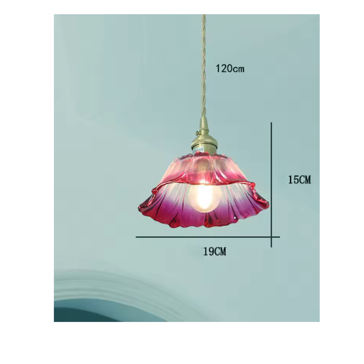 Cozy Haven Flower Stained Glass Light Collection - Style H