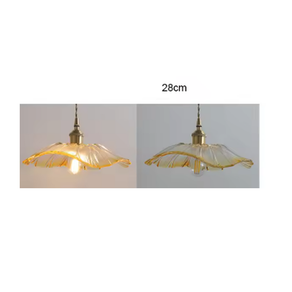 Cozy Haven Flower Stained Glass Light Collection - Style K