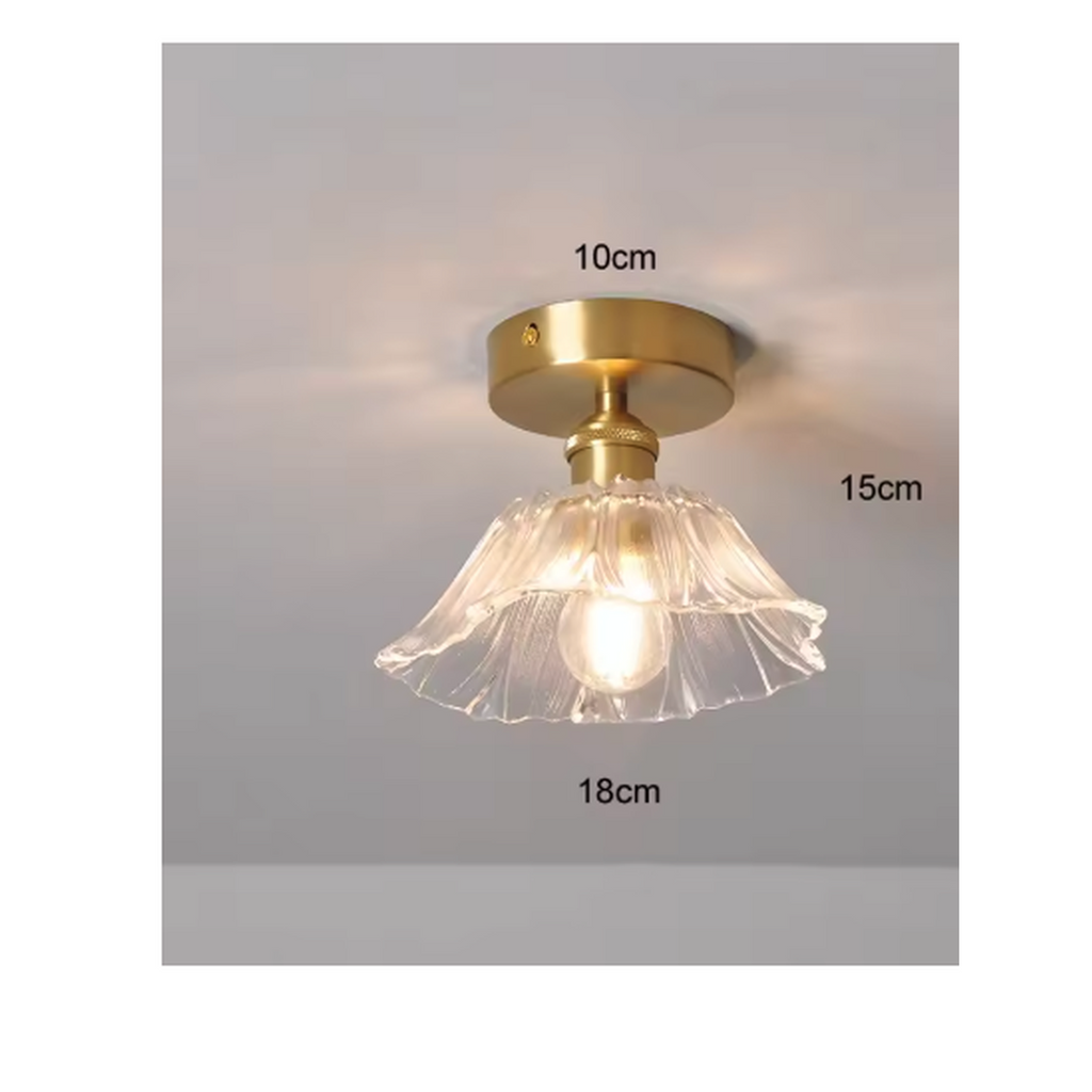 Cozy Haven Flower Stained Glass Light Collection - Style P