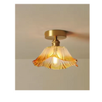 Cozy Haven Flower Stained Glass Light Collection - Style R