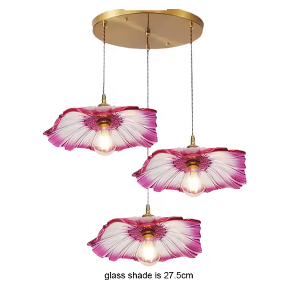 Cozy Haven Flower Stained Glass Light Collection - Style T