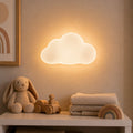 Cozy Haven Nursery Wall Night Light - Cloud, Star, Flower and Shell lifestyle image 1 for Cloud 24 cm / 3-Color Temperature; Cloud 24 cm / Remote Control