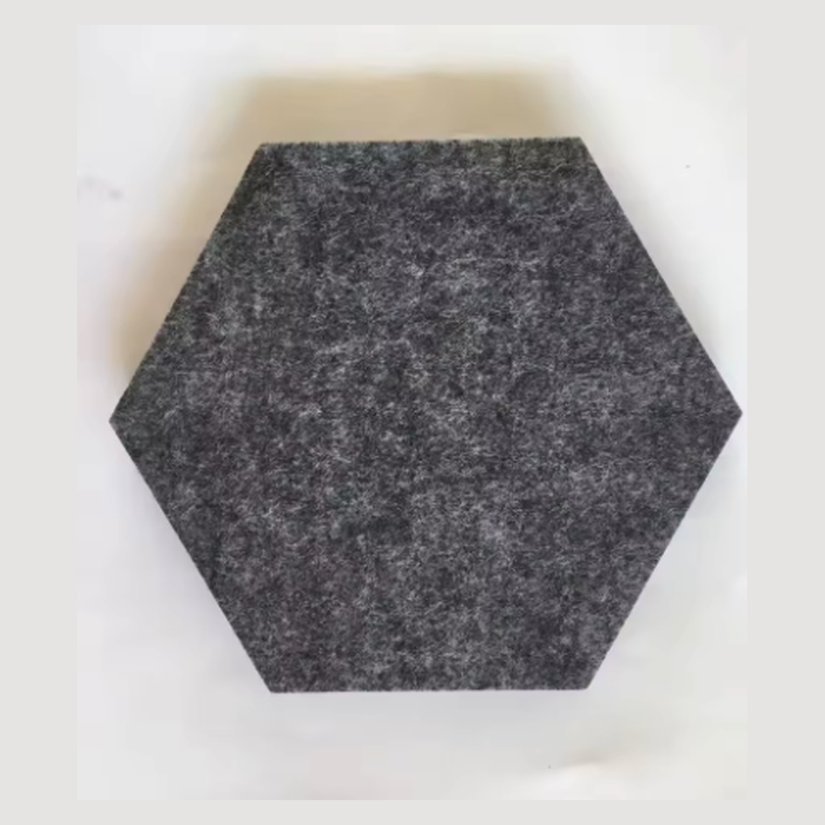 Cozy Haven 3D Geometric Hexagon Wall Stickers - Removable Felt Decorative Room Decor supplier exact visual Dark gray