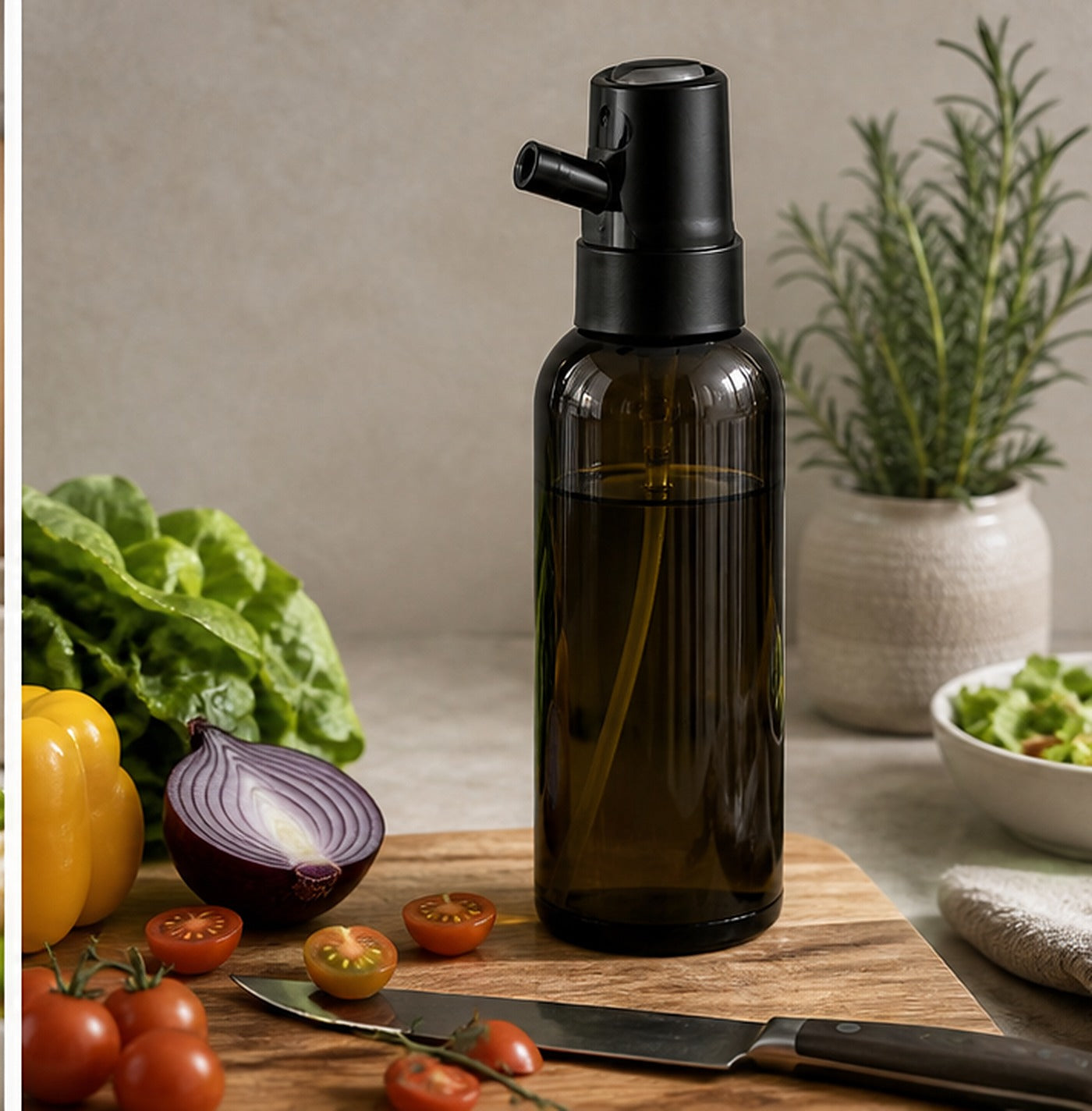 Cozy Haven Dark Glass Oil Sprayer lifestyle image 2