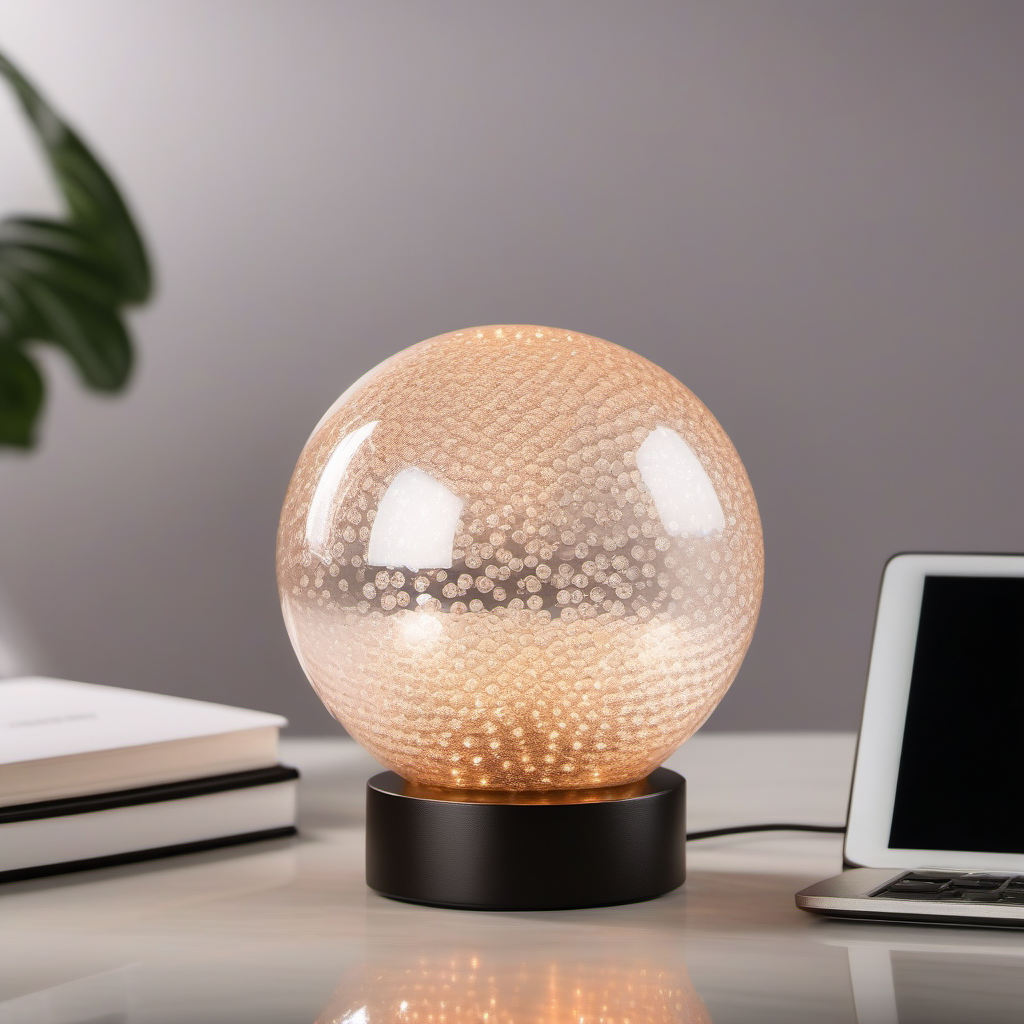 Cozy Haven Cozy Haven Crystal Ball Table Lamp - LED Color Changing Sphere Night Light with Remote Control 6 Inch - Bedroom & Home product image