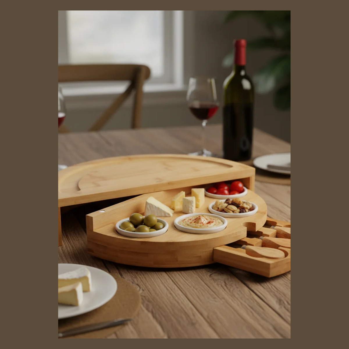 Cozy Haven Cheese Serving Board Set supplier reference Default