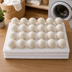 Cozy Haven Natural Wool Dryer Balls - 24 piece set lifestyle