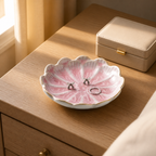 Cozy Haven Pink Lotus Jewelry Tray detail view