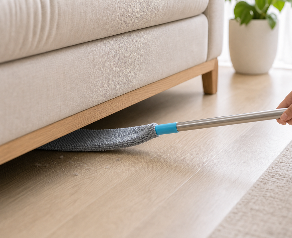 Cozy Haven Extendable Gap Cleaning Duster - extendable gap duster cloth head detail