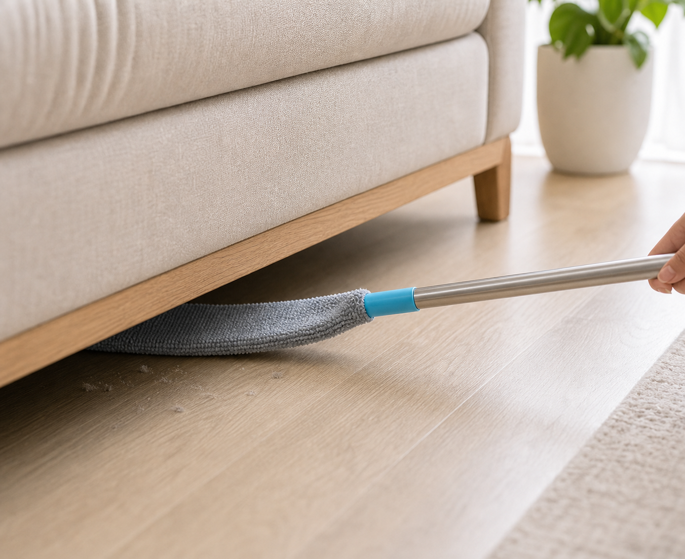 Cozy Haven Extendable Gap Cleaning Duster - extendable gap duster cloth head detail