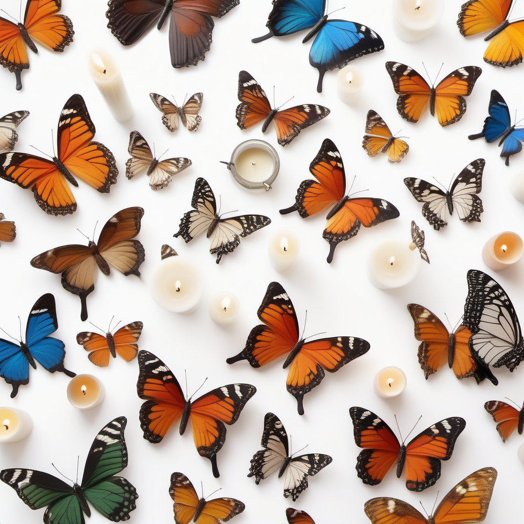 Cozy Haven Cozy Haven 3D Butterfly Wall Stickers Set - 60 Pack Colorful Removable Nursery Art Decals product image 2