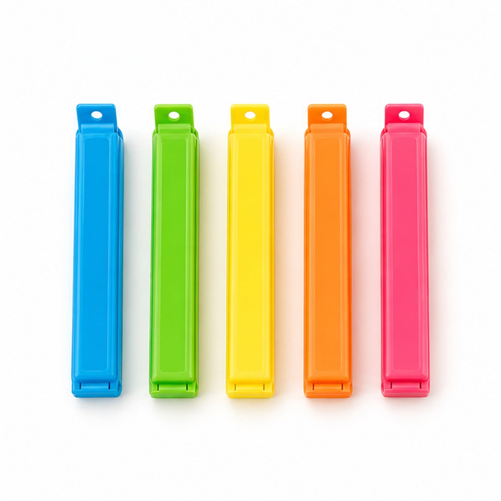 Cozy Haven Colorful Food Bag Clips - 5-piece 11 cm colorful food bag clip set