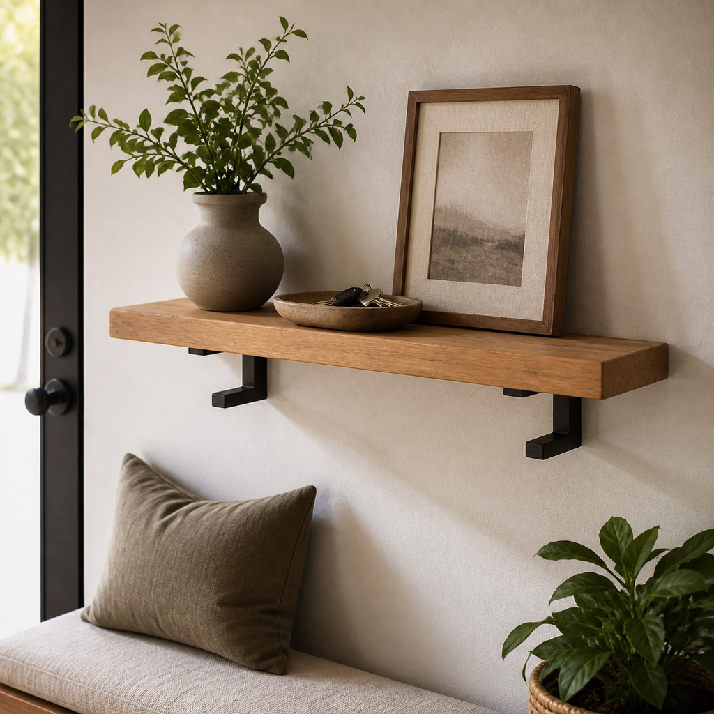 Cozy Haven Floating Corner Shelves Set lifestyle image 2