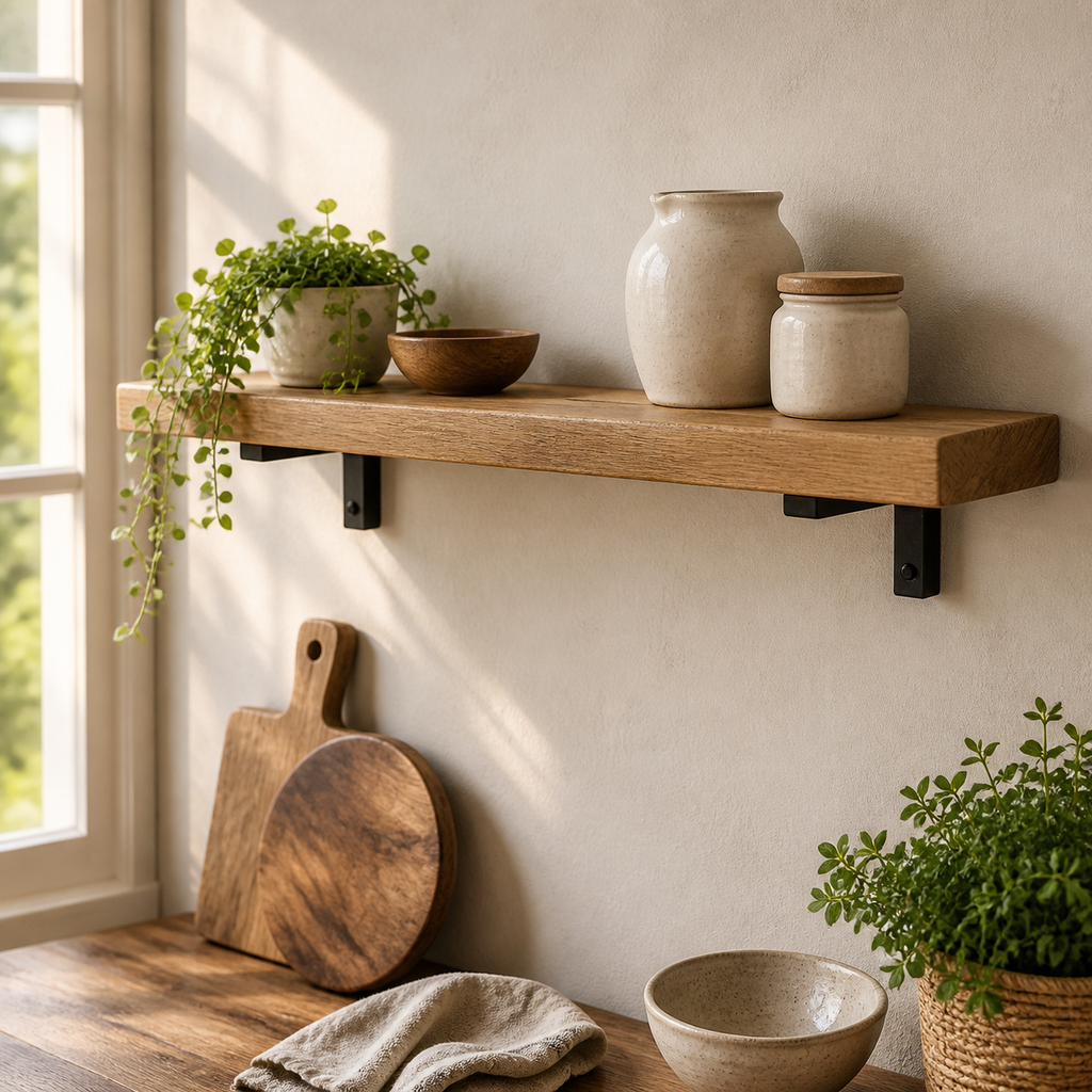 Cozy Haven Floating Corner Shelves Set lifestyle image 3
