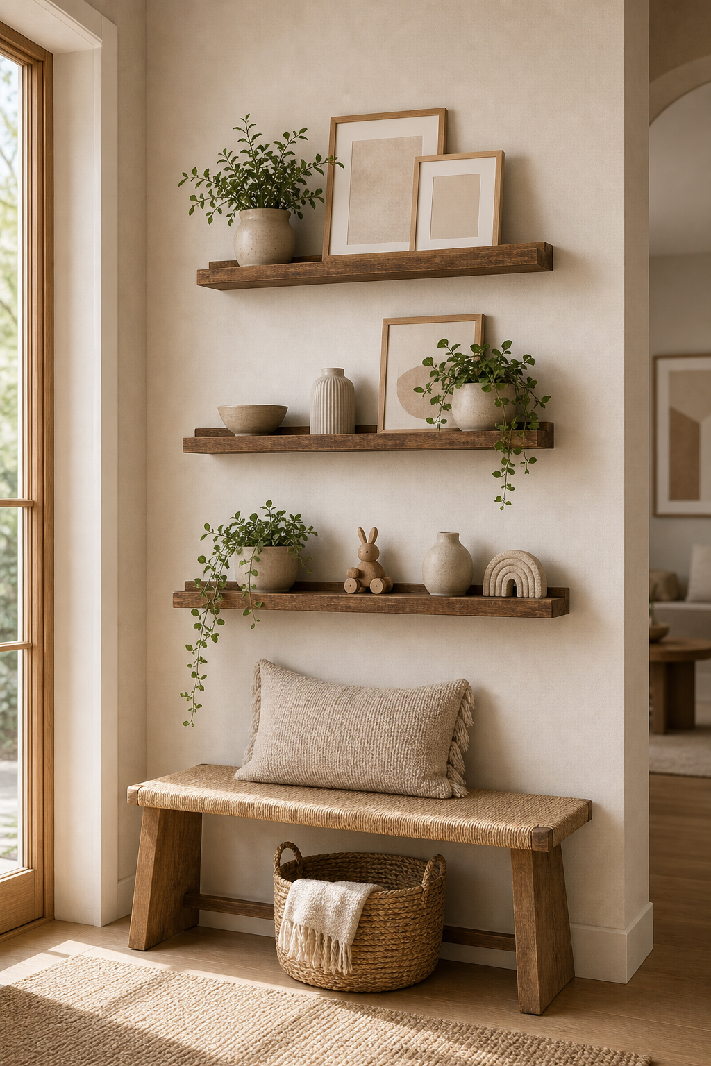 Cozy Haven Floating Corner Shelves Set lifestyle image 4