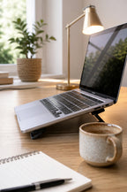 Cozy Haven Black Foldable Laptop Riser Feet - 2 Piece Set product photo 3