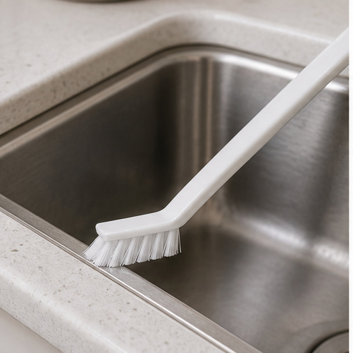 Cozy Haven White Crevice Gap Cleaning Brush styled in a home setting