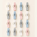 Cozy Haven Mixed Color Laundry Clips - mixed color laundry clips 16-piece set flat lay
