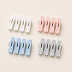 Cozy Haven Mixed Color Laundry Clips - mixed color laundry clips 16-piece set grouped flat lay