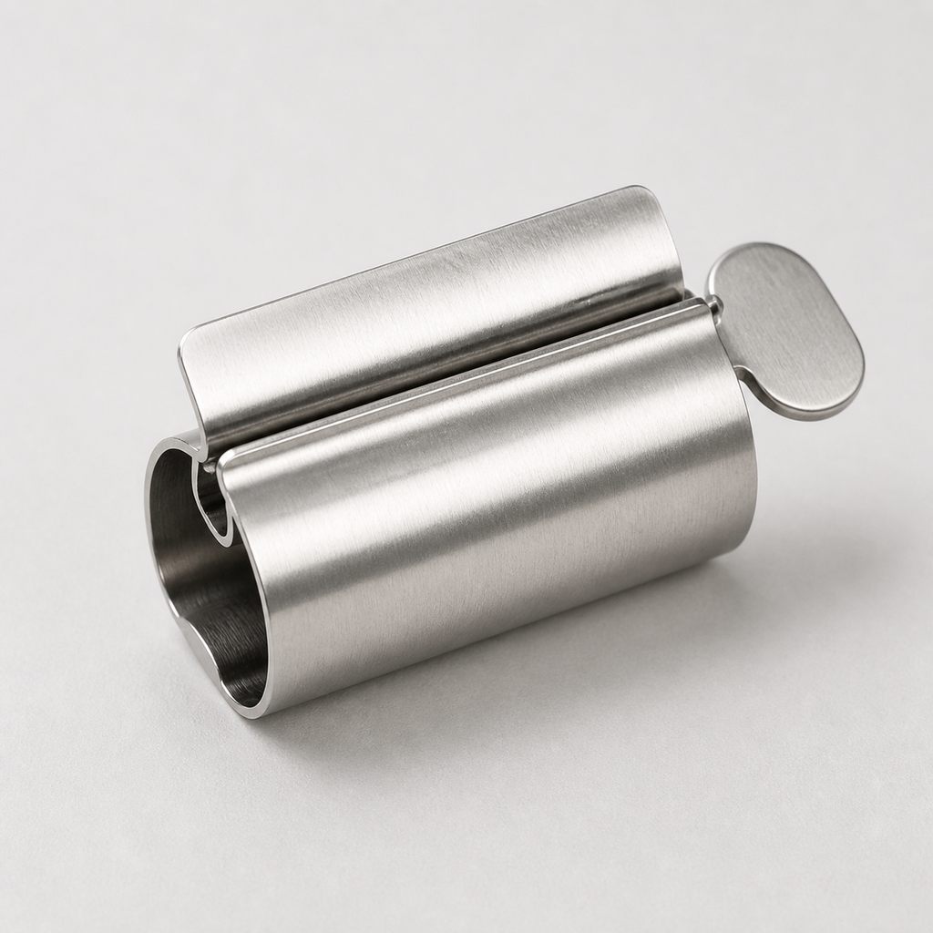Cozy Haven Silver Stainless Toothpaste Tube Squeezer lifestyle image 2