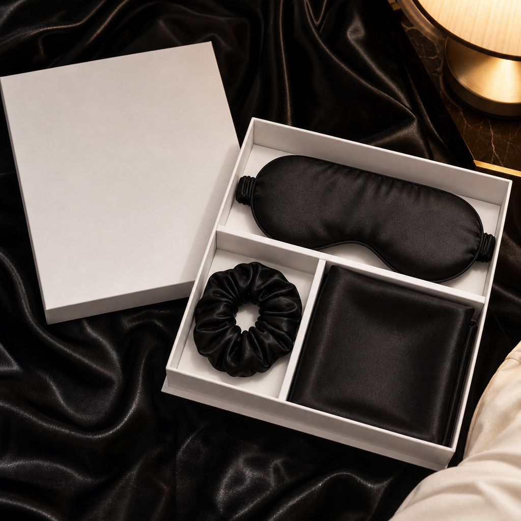 Cozy Haven Mulberry Silk Pillowcase Gift Set lifestyle image 4