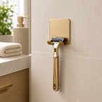 Cozy Haven Gold Adhesive Razor Holder