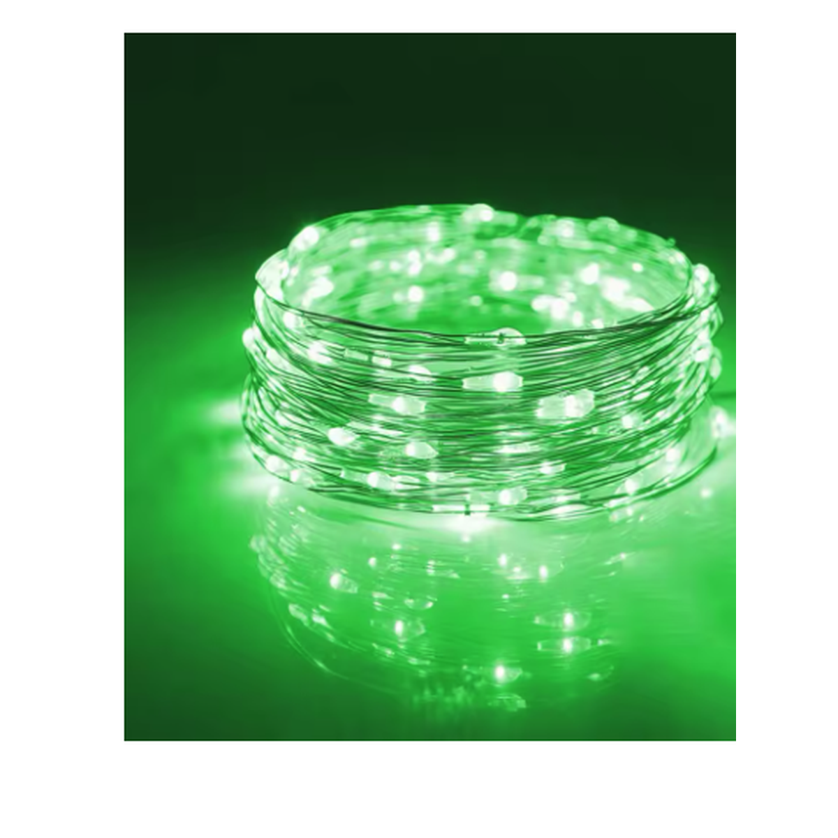 Cozy Haven Copper Wire Fairy String Lights - 33 Foot 100 LED Battery Operated Warm White - Bedroom supplier reference green