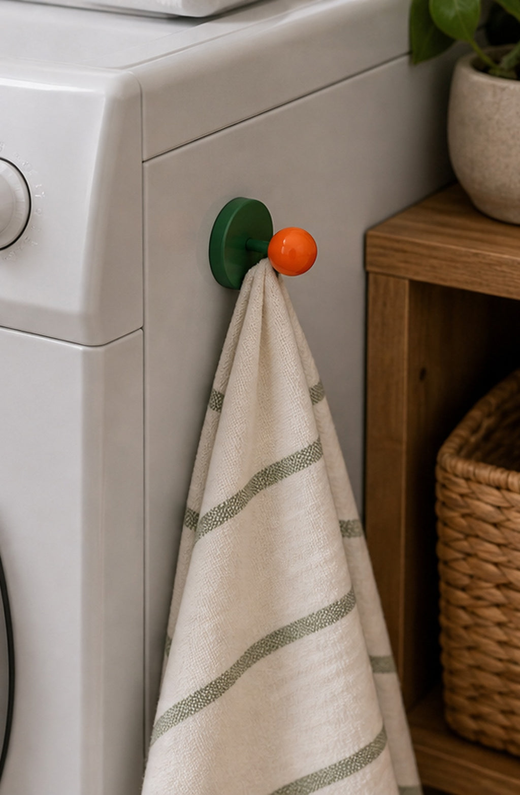 Cozy Haven Green Magnetic Utility Hook lifestyle image 3