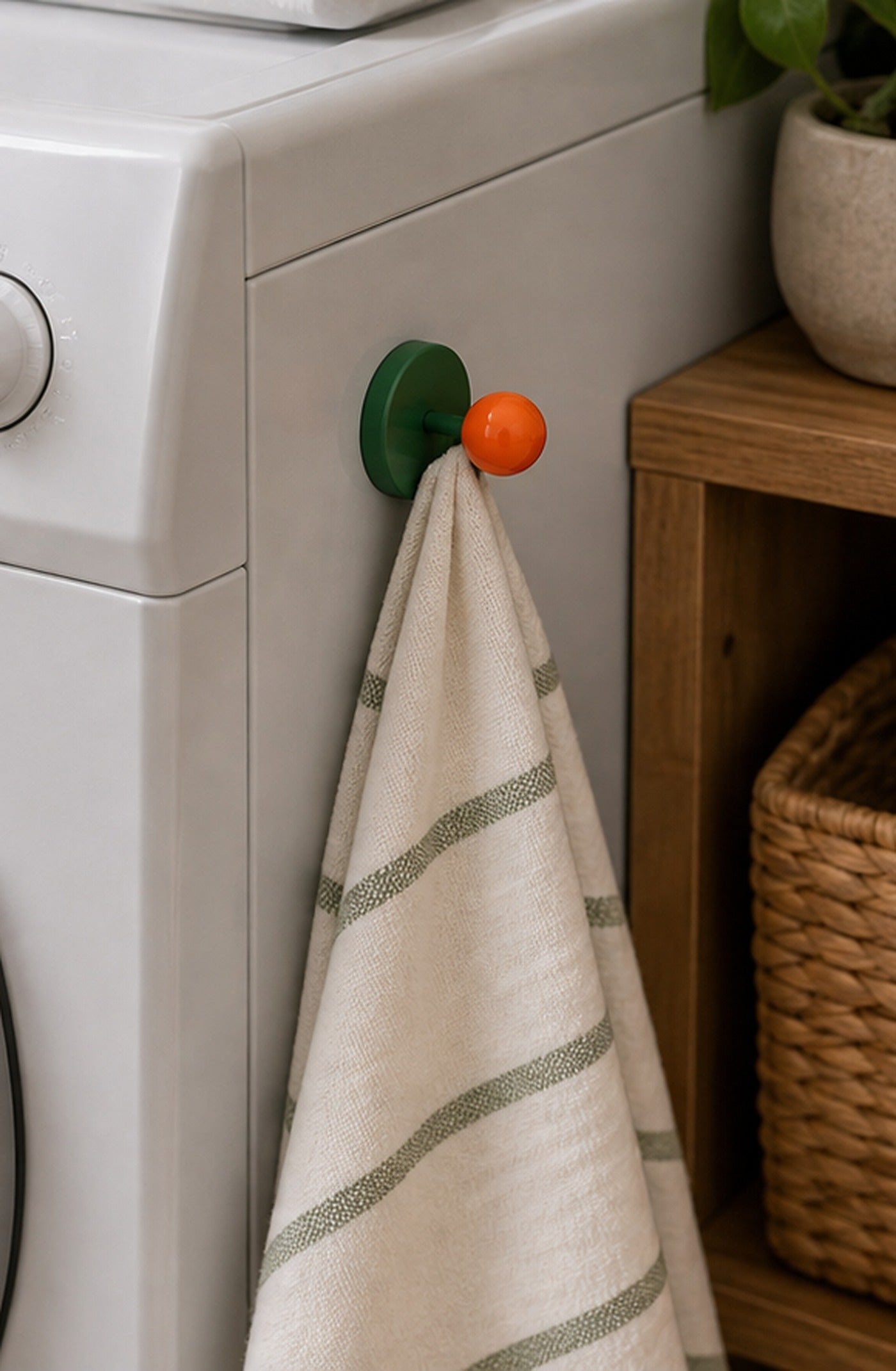 Cozy Haven Green Magnetic Utility Hook lifestyle image 3