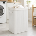 Cozy Haven Lidded Laundry Basket Hamper lifestyle image 1