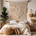 Handmade Macrame Wall Hanging - Boho Woven Tapestry | Living Room & Bedroom Wall Decor
