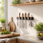 Cozy Haven Magnetic Knife Holder Strip - Wall Mount Kitchen Storage Organizer - 300mm