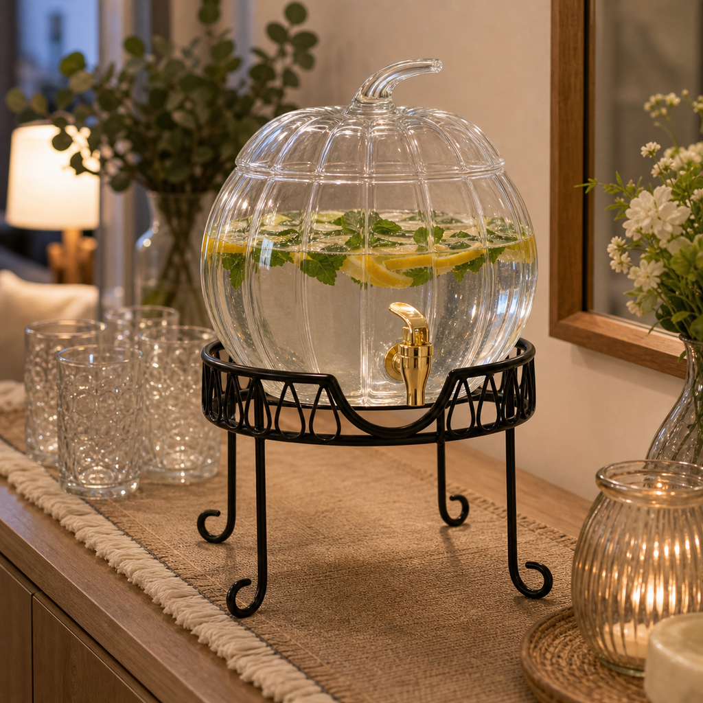 Cozy Haven Metal Drink Dispenser Stand lifestyle image 3