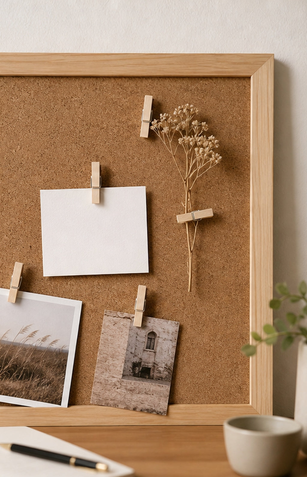 Cozy Haven Mini Wood Photo Clips Set lifestyle image 2