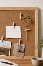 Cozy Haven Mini Wood Photo Clips 50 piece set desk board display view 2