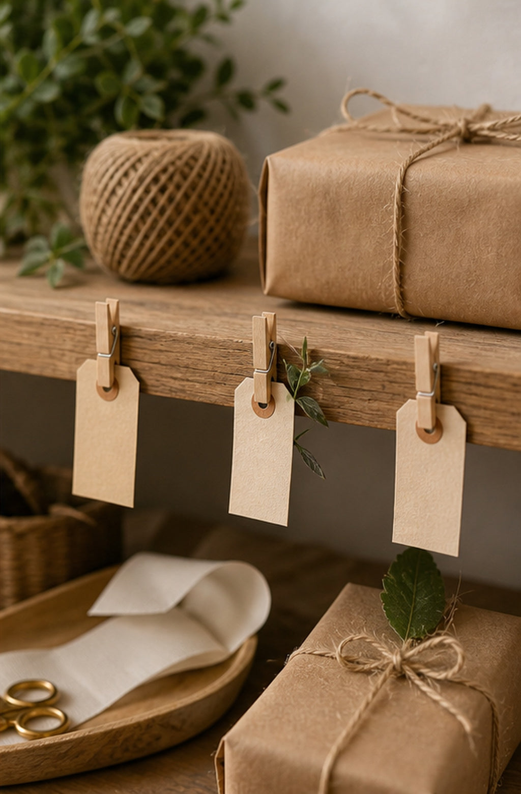 Cozy Haven Mini Wood Photo Clips Set lifestyle image 3