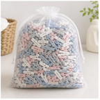 Cozy Haven Mixed Color Laundry Clips - mixed color laundry clips 100-piece pouch lifestyle