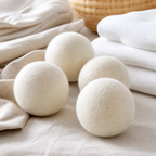 Cozy Haven Natural Wool Dryer Balls - 3 piece set lifestyle