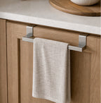 Cozy Haven Over-Cabinet Towel Bar styled bathroom view 1