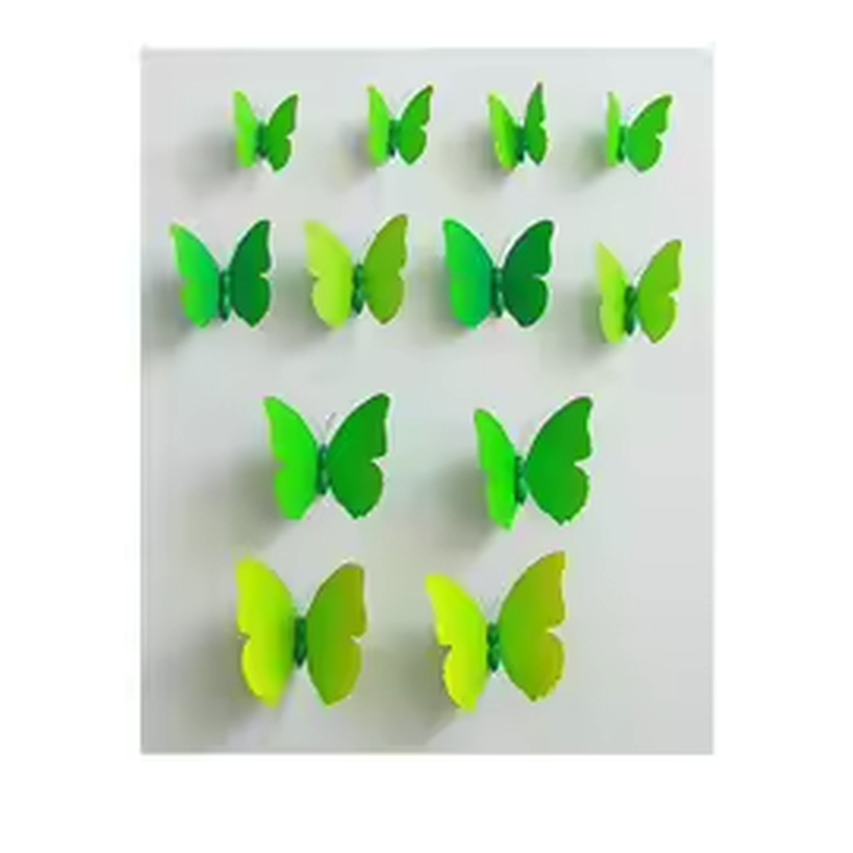Cozy Haven 3D Butterfly Wall Stickers 12-Piece Set - Bedroom supplier exact visual Pale green