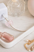 Cozy Haven Pink Bow Cable Protector Clips - 2 Piece Set lifestyle image 1