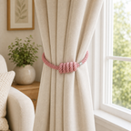Cozy Haven Magnetic Curtain Tieback - 49 cm - Pink - 49 cm