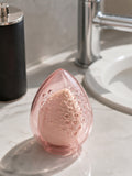 Cozy Haven Pink Ventilated Makeup Sponge Holder - Translucent Pink Holder - 1 Piece