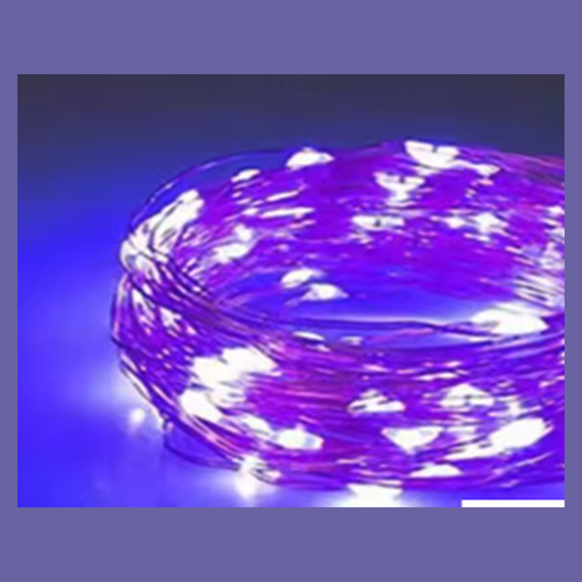Cozy Haven USB LED String Lights - Waterproof Copper Wire Fairy Lights for Party and Wedding supplier reference PURPLE