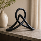 Cozy Haven Resin Knot Sculpture Accent lifestyle image 3