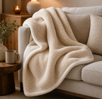 Cozy Haven Reversible Sherpa Fleece Throw Blanket lifestyle image 1