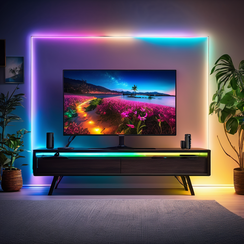 RGB LED Strip Lights 5M - Bluetooth App Control | Gaming Room & Bedroom Ambiance Lighting