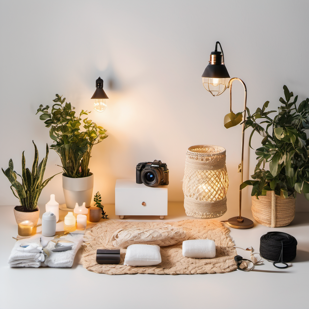 Complete Room Transformation Bundle - Wall Decor + Lighting + Textiles | Aesthetic Room Makeover Kit