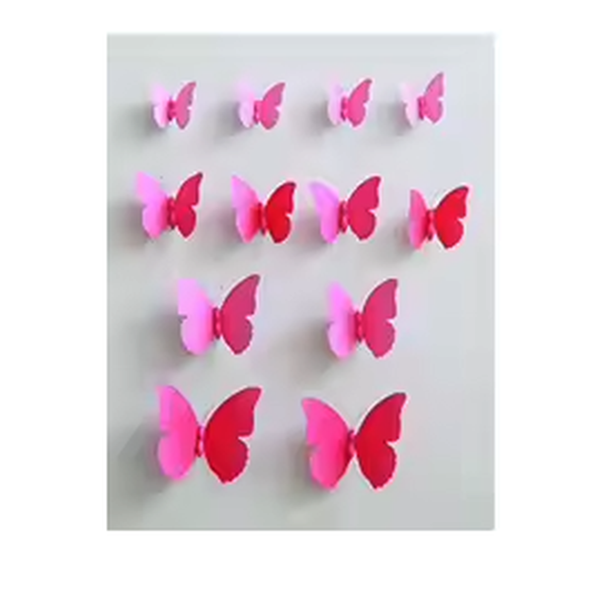 Cozy Haven 3D Butterfly Wall Stickers 12-Piece Set - Bedroom supplier exact visual rose