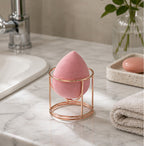 Cozy Haven Rose-Gold Makeup Sponge Holder product photo 1